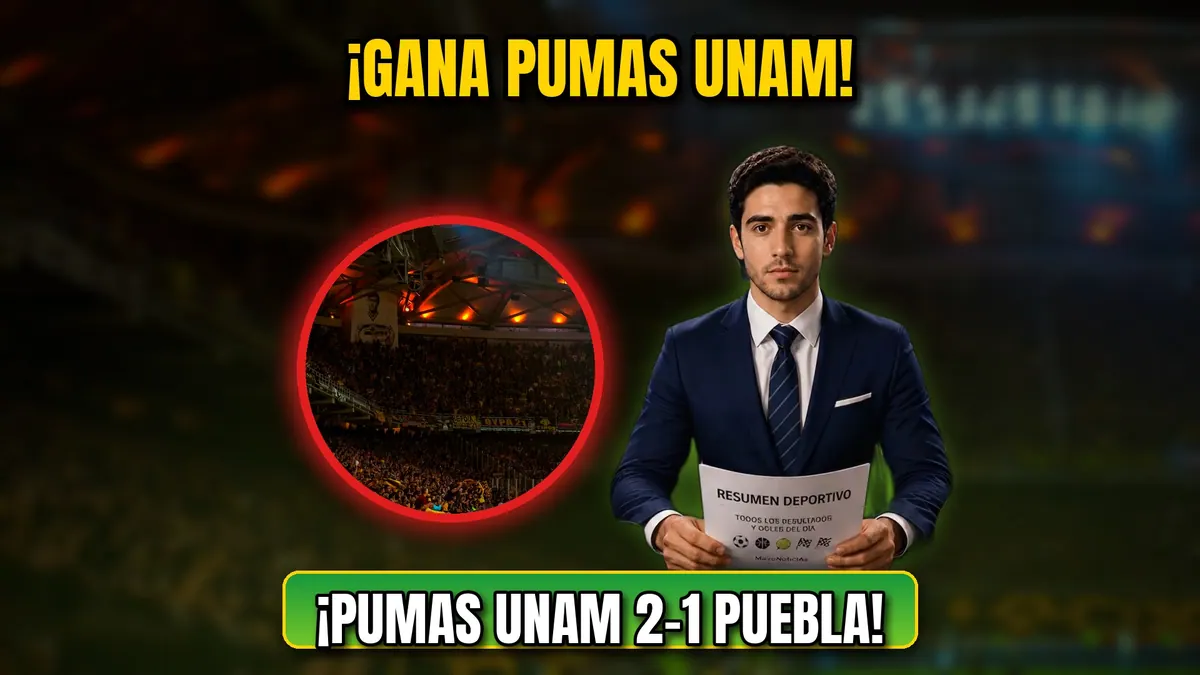 Pumas UNAM 2-1 Puebla: resultado y goles del juego (30 de octubre)