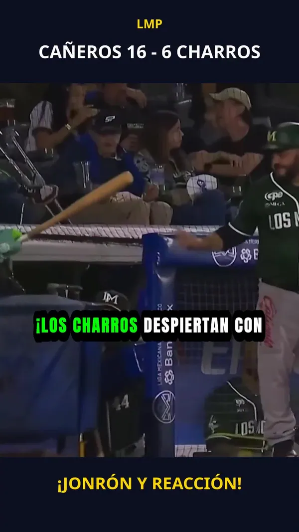 ¡Jonrón y reacción! | Cañeros 16 - 6 Charros