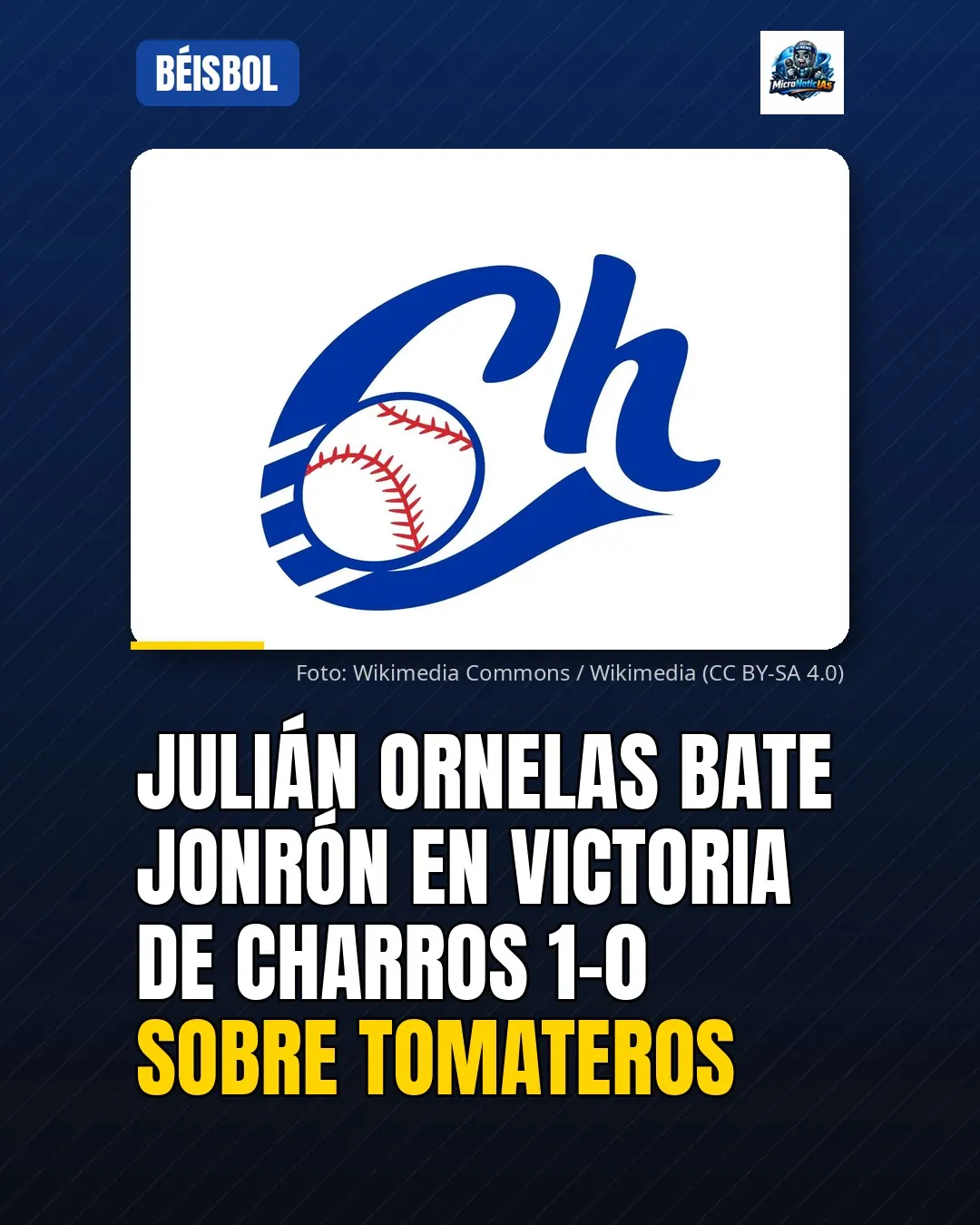 Julián Ornelas bate jonrón en victoria de Charros 1-0 sobre Tomateros